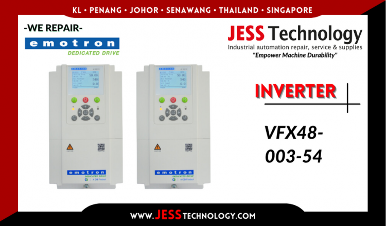 รับซ่อม   EMOTRON INVERTER VFX48-003-54   ชลบุรี, ศรีราชา, ระยอง