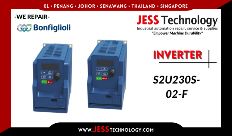 รับซ่อม   BONFIGLIOLI INVERTER S2U230S-02-F    ชลบุรี, ศรีราชา, ระยอง