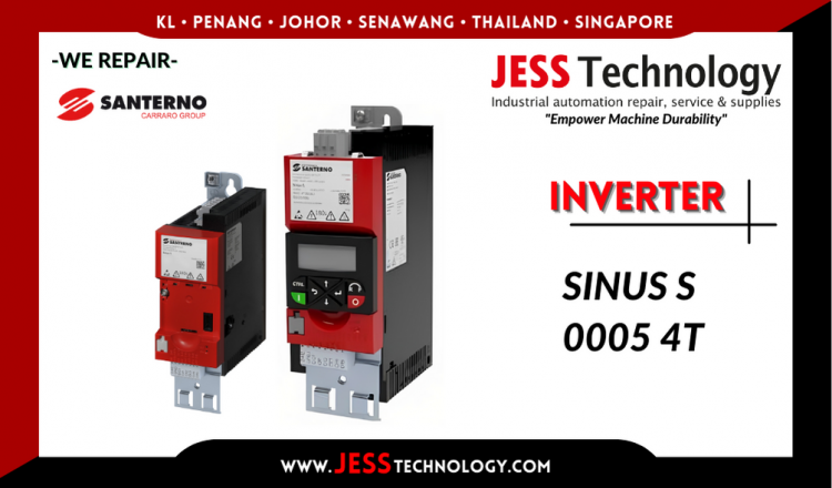 รับซ่อม   SANTERNO INVERTER SINUS S 0005 4T   ชลบุรี, ศรีราชา, ระยอง