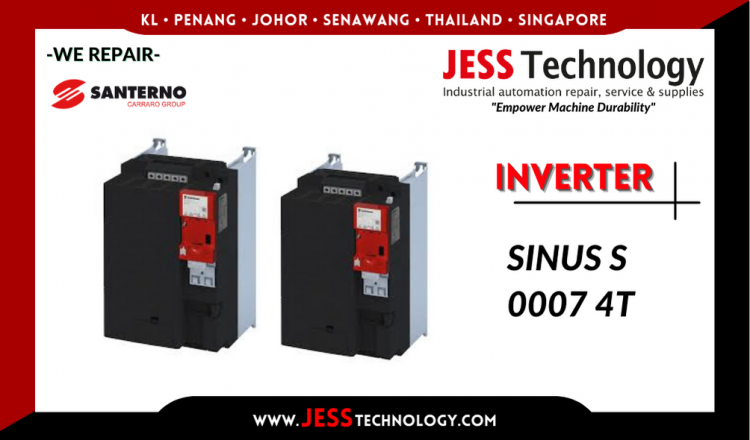 รับซ่อม   SANTERNO INVERTER SINUS S 0007 4T   ชลบุรี, ศรีราชา, ระยอง