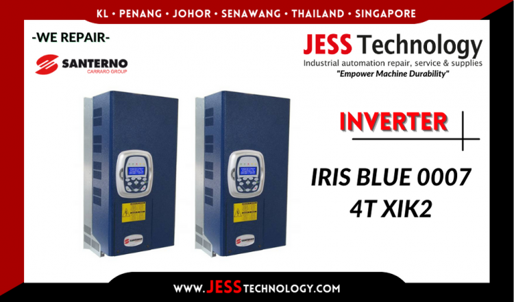 รับซ่อม  SANTERNO INVERTER IRIS BLUE 0007 4T XIK2  ชลบุรี, ศรีราชา, ระยอง