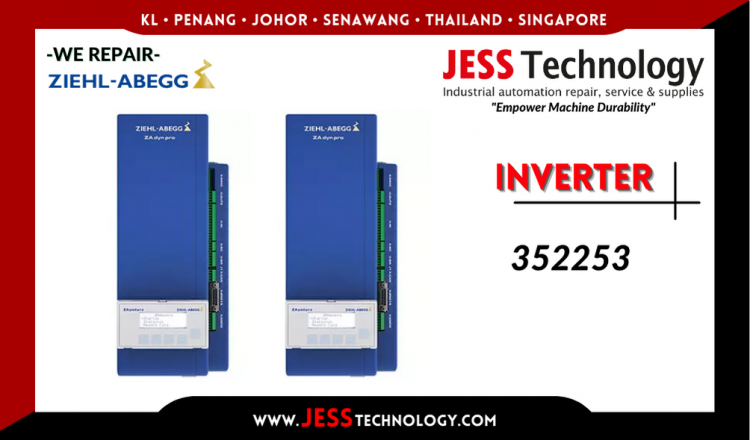 รับซ่อม   ZIEHL-ABEGG INVERTER 352253    ชลบุรี, ศรีราชา, ระยอง