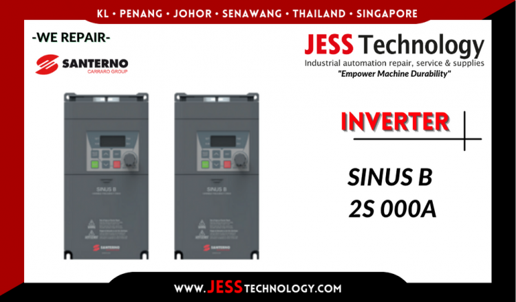 รับซ่อม   SANTERNO INVERTER SINUS B 2S 000A  ชลบุรี, ศรีราชา, ระยอง