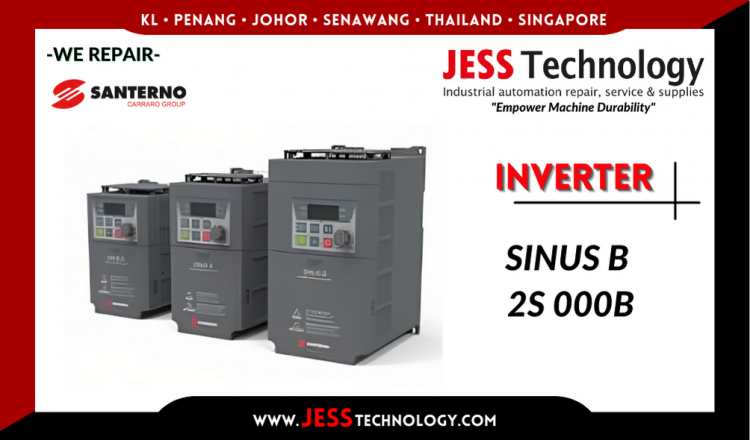 รับซ่อม   SANTERNO INVERTER SINUS B 2S 000B   ชลบุรี, ศรีราชา, ระยอง