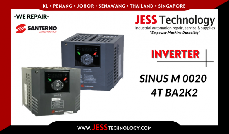 รับซ่อม   SANTERNO INVERTER SINUS M 0020 4T BA2K2    ชลบุรี, ศรีราชา, ระยอง