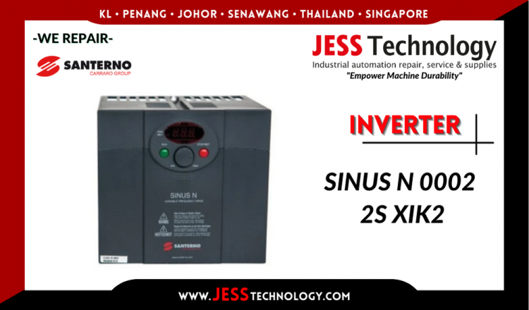 รับซ่อม   SANTERNO INVERTER SINUS N 0002 2S XIK2   ชลบุรี, ศรีราชา, ระยอง