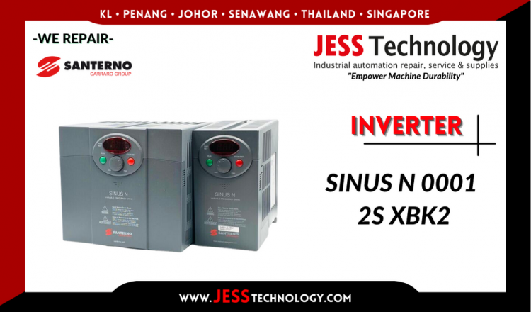 รับซ่อม   SANTERNO INVERTER SINUS N 0001 2S XBK2    ชลบุรี, ศรีราชา, ระยอง