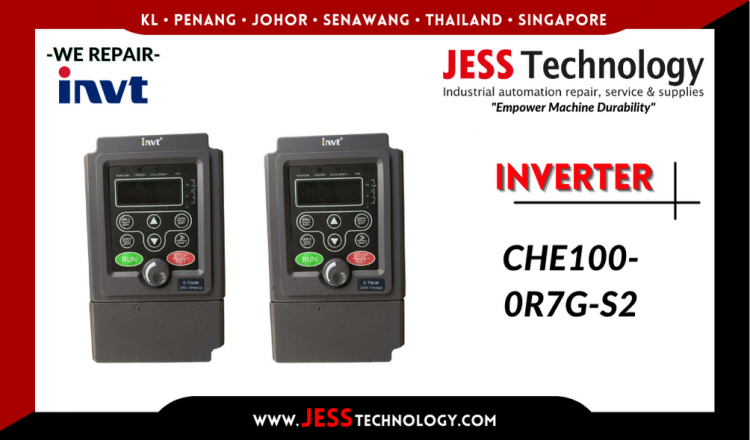 รับซ่อม    INVT INVERTER CHE100-0R7G-S2   ชลบุรี, ศรีราชา, ระยอง