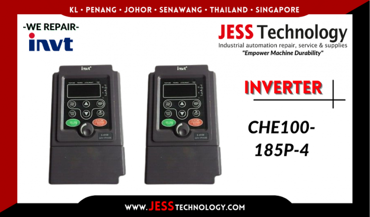 รับซ่อม   INVT INVERTER CHE100-185P-4  ชลบุรี, ศรีราชา, ระยอง