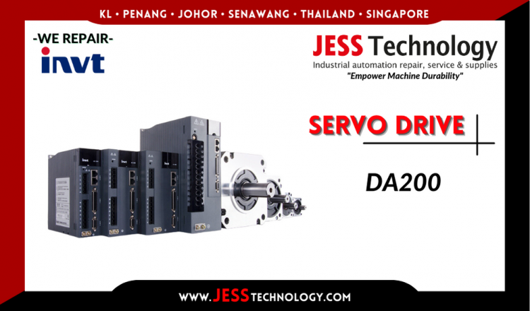 รับซ่อม      INVT SERVO DRIVE DA200    ชลบุรี, ศรีราชา, ระยอง