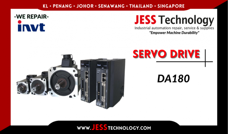 รับซ่อม    INVT SERVO DRIVE DA180   ชลบุรี, ศรีราชา, ระยอง