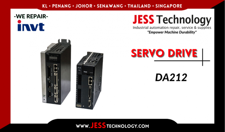 รับซ่อม   INVT SERVO DRIVE DA212    ชลบุรี, ศรีราชา, ระยอง