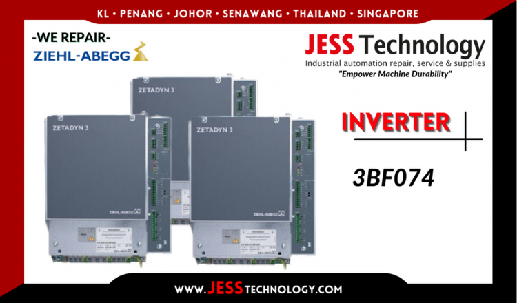 รับซ่อม   ZIEHL-ABEGG INVERTER 3BF074  ชลบุรี, ศรีราชา, ระยอง