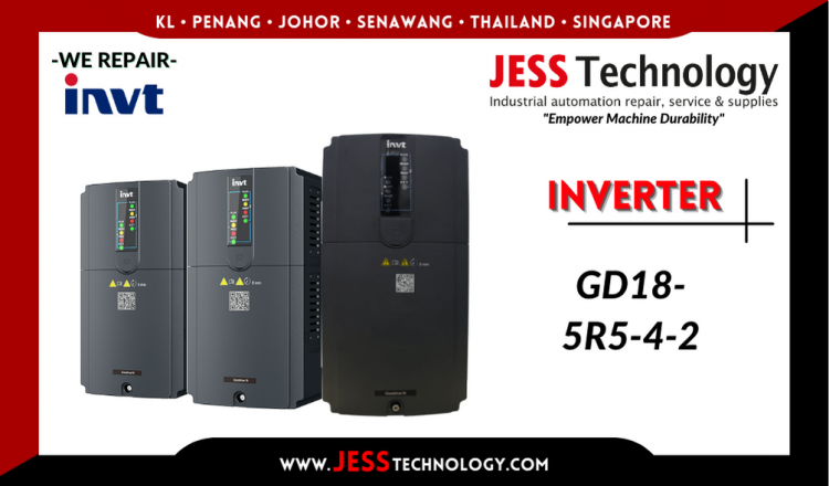 รับซ่อม   INVT INVERTER GD18-5R5-4-2  ชลบุรี, ศรีราชา, ระยอง