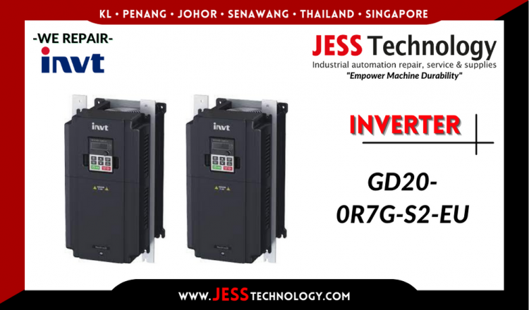 รับซ่อม   INVT INVERTER GD20-0R7G-S2-EU    ชลบุรี, ศรีราชา, ระยอง