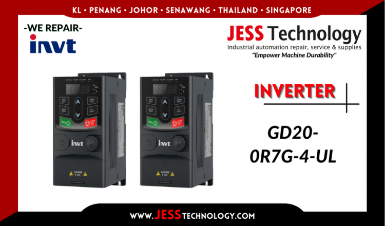 รับซ่อม   INVT INVERTER GD20-0R7G-4-UL   ชลบุรี, ศรีราชา, ระยอง