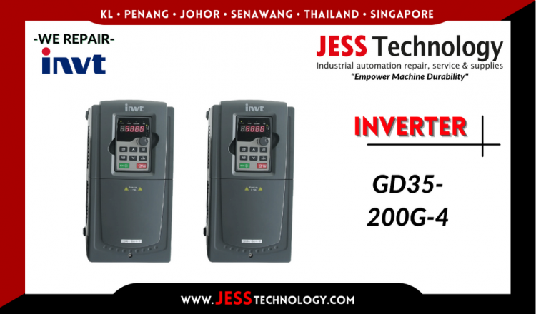 รับซ่อม   INVT INVERTER GD35-200G-4      ชลบุรี, ศรีราชา, ระยอง