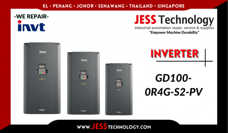 รับซ่อม   INVT INVERTER GD100-0R4G-S2-PV   ชลบุรี, ศรีราชา, ระยอง