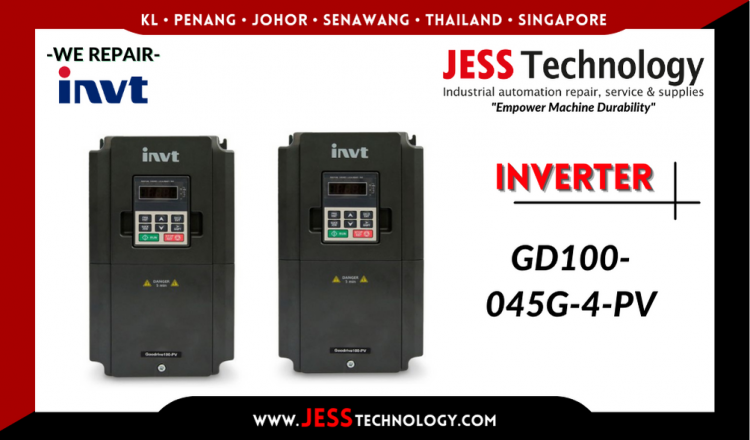 รับซ่อม   INVT INVERTER GD100-045G-4-PV   ชลบุรี, ศรีราชา, ระยอง