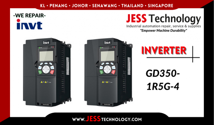 รับซ่อม  INVT INVERTER GD350-1R5G-4   ชลบุรี, ศรีราชา, ระยอง