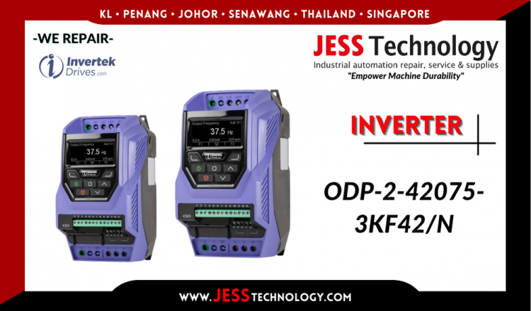 รับซ่อม  INVERTEK INVERTER ODP-2-42075-3KF42/N  ชลบุรี, ศรีราชา, ระยอง