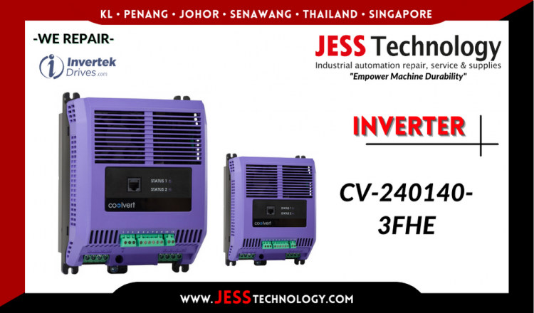 รับซ่อม   INVERTEK INVERTER CV-240140-3FHE   ชลบุรี, ศรีราชา, ระยอง