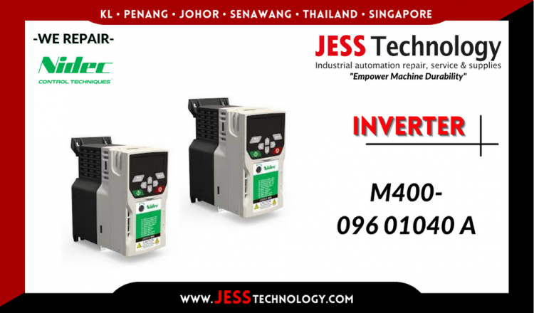 รับซ่อม   NIDEC INVERTER M400-096 01040 A   ชลบุรี, ศรีราชา, ระยอง