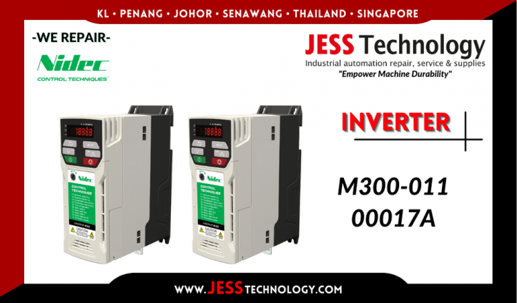 รับซ่อม   NIDEC INVERTER M300-011 00017A  ชลบุรี, ศรีราชา, ระยอง