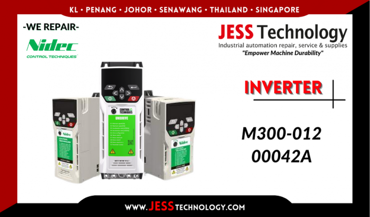 รับซ่อม  NIDEC INVERTER M300-012 00042A    ชลบุรี, ศรีราชา, ระยอง