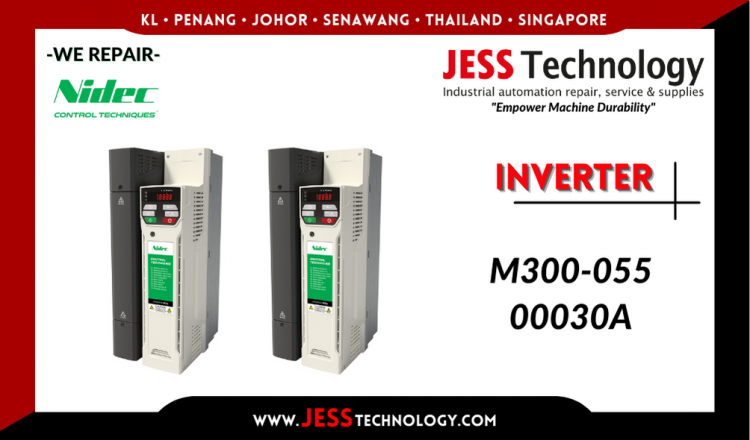 รับซ่อม   NIDEC INVERTER M300-055 00030A  ชลบุรี, ศรีราชา, ระยอง