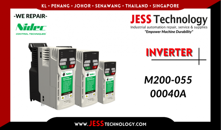 รับซ่อม   NIDEC INVERTER M200-055 00040A   ชลบุรี, ศรีราชา, ระยอง