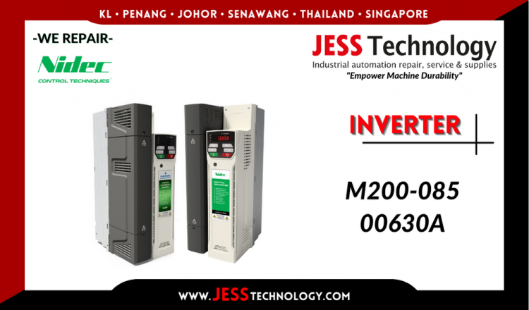 รับซ่อม    NIDEC INVERTER M200-085 00630A   ชลบุรี, ศรีราชา, ระยอง