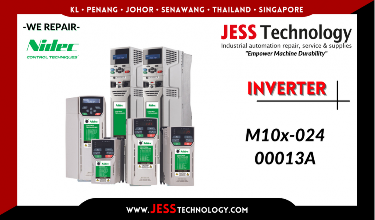 รับซ่อม    NIDEC INVERTER M10x-024 00013A   ชลบุรี, ศรีราชา, ระยอง