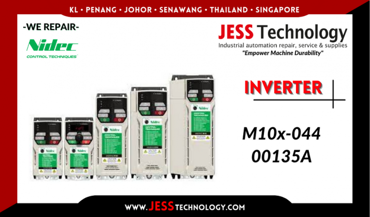 รับซ่อม    NIDEC INVERTER M10x-044 00135A  ชลบุรี, ศรีราชา, ระยอง