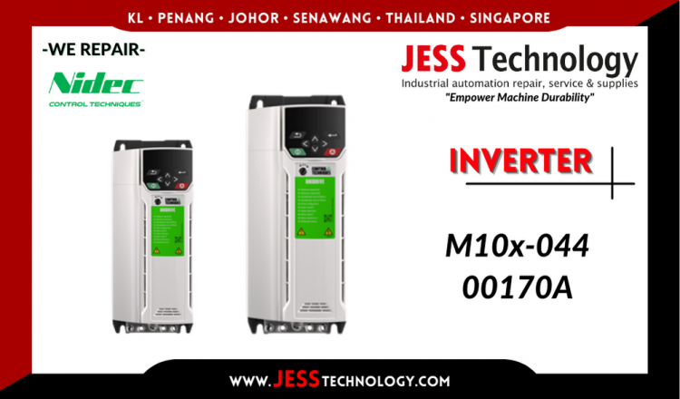 รับซ่อม    NIDEC INVERTER M10x-044 00170A   ชลบุรี, ศรีราชา, ระยอง