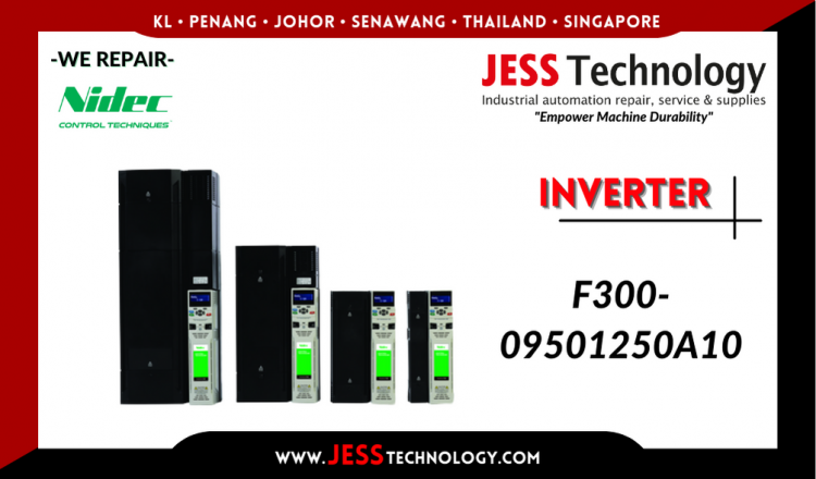 รับซ่อม   NIDEC INVERTER F300-09501250A10   ชลบุรี, ศรีราชา, ระยอง