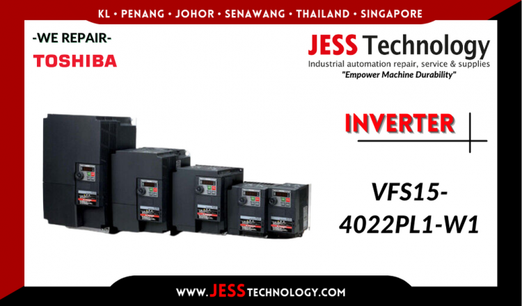 รับซ่อม   TOSHIBA INVERTER VFS15-4022PL1-W1    ชลบุรี, ศรีราชา, ระยอง