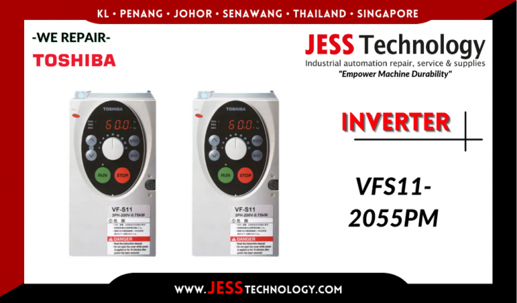 รับซ่อม   TOSHIBA INVERTER VFS11-2055PM   ชลบุรี, ศรีราชา, ระยอง