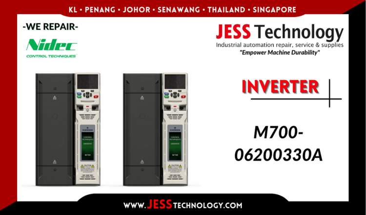 รับซ่อม    NIDEC INVERTER M700-06200330A  ชลบุรี, ศรีราชา, ระยอง