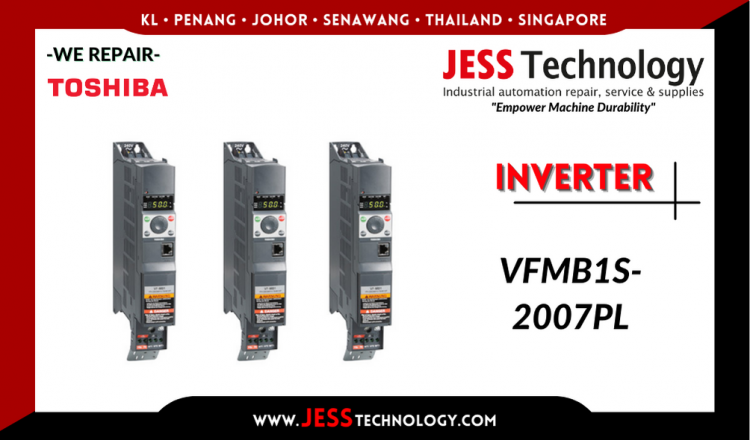 รับซ่อม    TOSHIBA INVERTER VFMB1S-2007PL   ชลบุรี, ศรีราชา, ระยอง