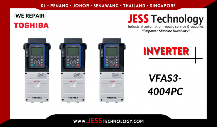 รับซ่อม  TOSHIBA INVERTER VFAS3-4004PC   ชลบุรี, ศรีราชา, ระยอง