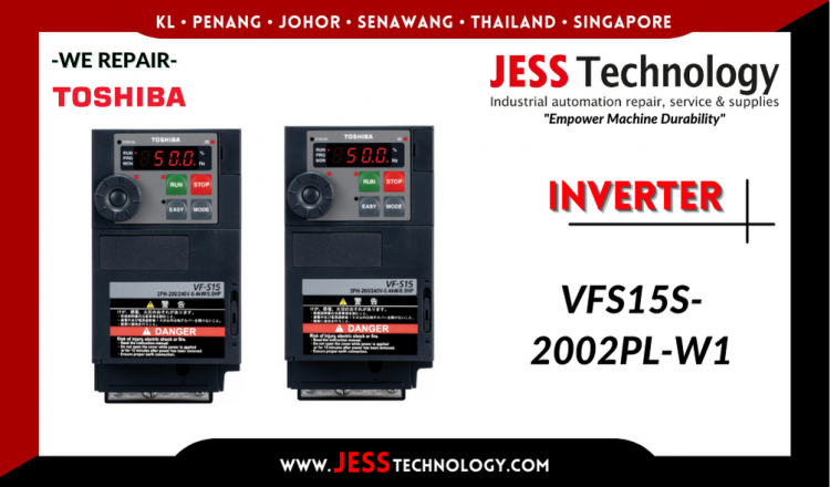 รับซ่อม   TOSHIBA INVERTER VFS15S-2002PL-W1  ชลบุรี, ศรีราชา, ระยอง