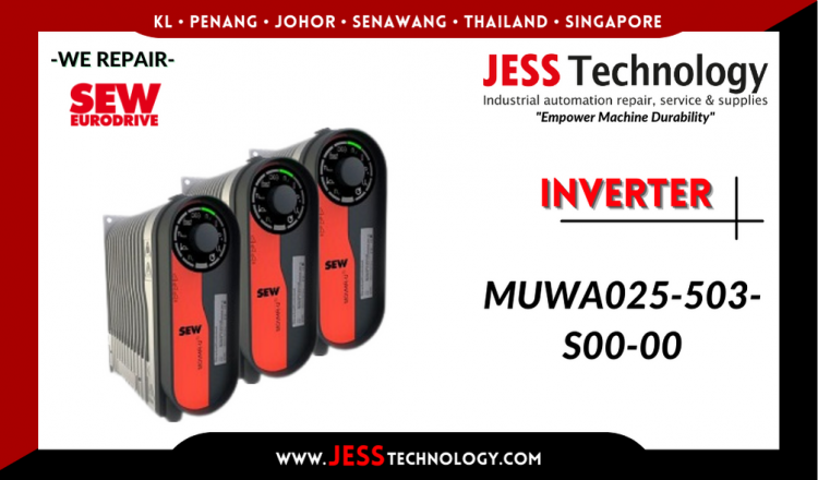 รับซ่อม   SEW-EURODRIVE INVERTER MUWA025-503-S00-00   ชลบุรี, ศรีราชา, ระยอง