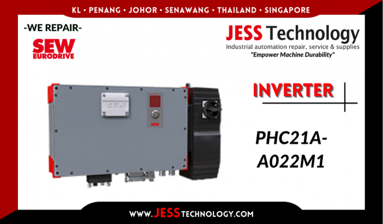 รับซ่อม   SEW-EURODRIVE INVERTER PHC21A-A022M1  ชลบุรี, ศรีราชา, ระยอง