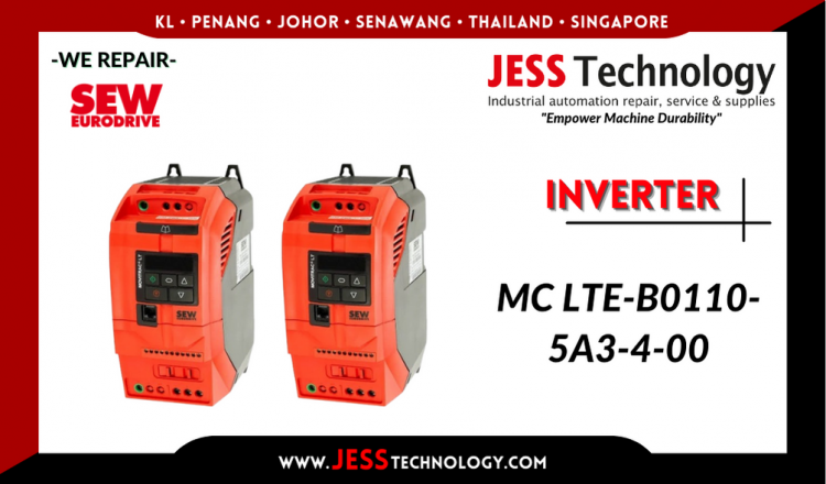 รับซ่อม   SEW-EURODRIVE INVERTER MC LTE-B0110-5A3-4-00  ชลบุรี, ศรีราชา, ระยอง