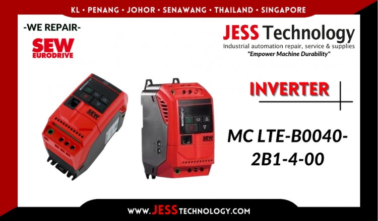 รับซ่อม   SEW-EURODRIVE INVERTER MC LTE-B0040-2B1-4-00   ชลบุรี, ศรีราชา, ระยอง