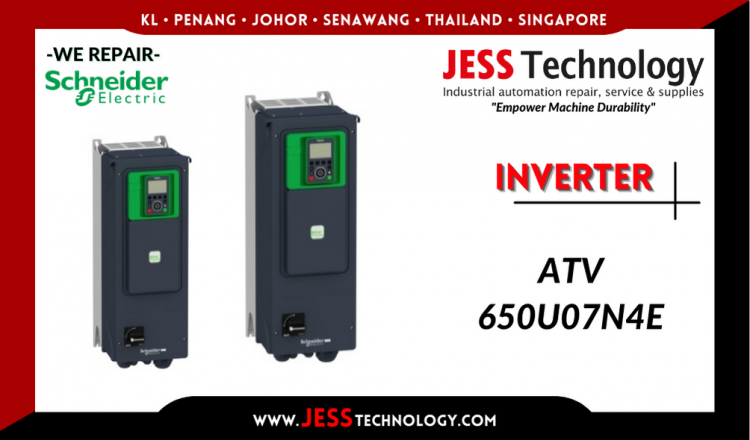 รับซ่อม   SCHNEIDER ELECTRIC INVERTER ATV650U07N4E  ชลบุรี, ศรีราชา, ระยอง