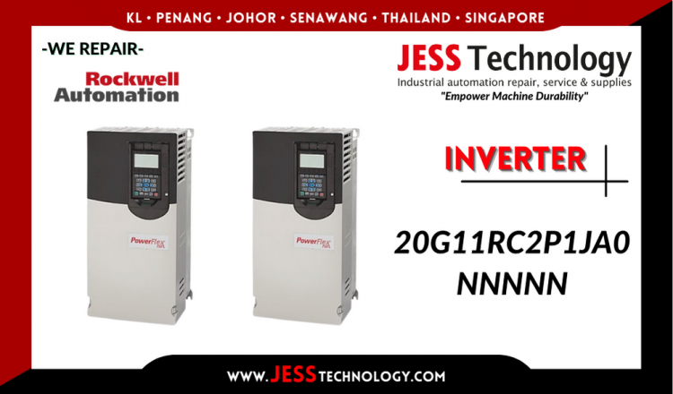 รับซ่อม    ROCKWELL AUTOMATION INVERTER 20G11RC2P1JA0NNNNN  ชลบุรี, ศรีราชา, ระยอง