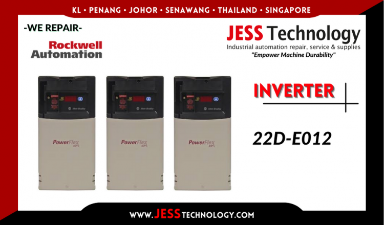 รับซ่อม   ROCKWELL AUTOMATION INVERTER 22D-E012    ชลบุรี, ศรีราชา, ระยอง