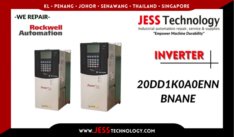 รับซ่อม   ROCKWELL AUTOMATION INVERTER 20DD1K0A0ENNBNANE   ชลบุรี, ศรีราชา, ระยอง